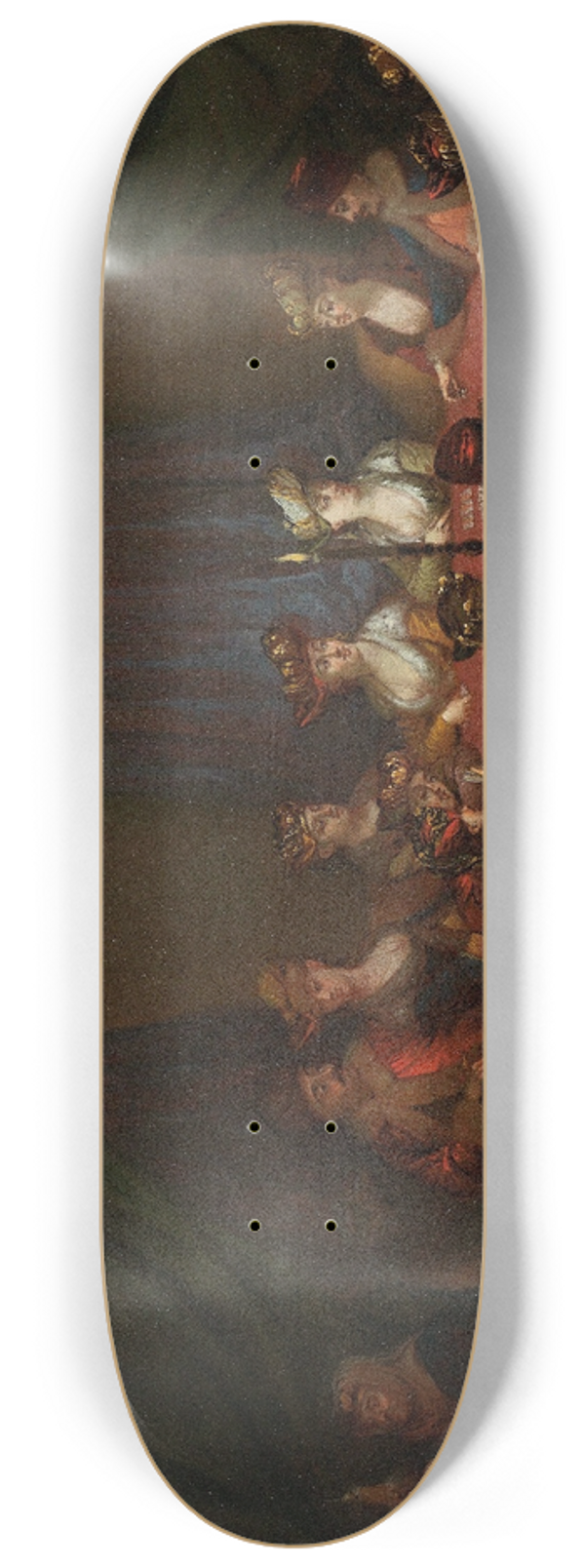 Jean Baptiste Vanmour - Party of Armenians Playing Cards 8.25 inch art skate deck