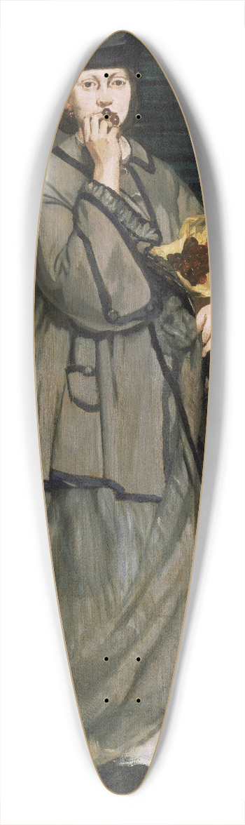 douard Manet - Street Singer 39.3 inch art pintail longboard deck