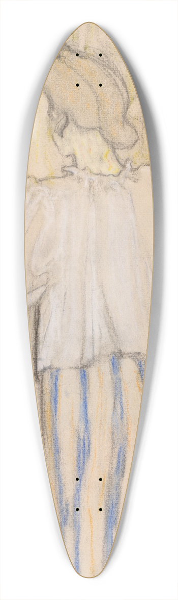 douard Vuillard - Devant le miroir (recto) 39.3 inch art pintail longboard deck