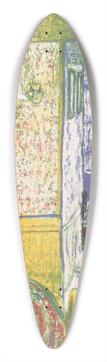 douard Vuillard - Interieur  la suspension 39.3 inch art pintail longboard deck