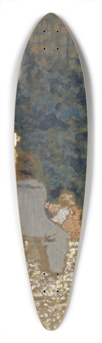 douard Vuillard - Repast in a Garden 39.3 inch art pintail longboard deck