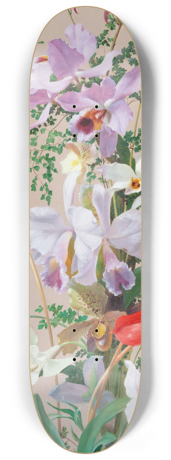 Jean Benner - Still life with flowers 8.25 inch art skate deck