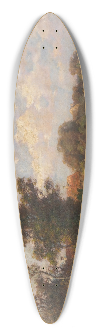 Dsir Thomassin - Schfer mit seiner Herde am Dorfrand 39.3 inch art pintail longboard deck