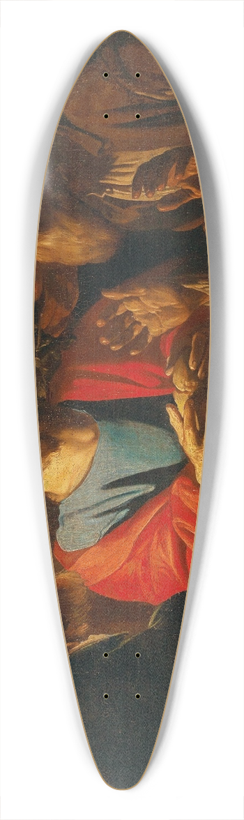 Dutch Master - The Supper at Emmaus 39.3 inch art pintail longboard deck