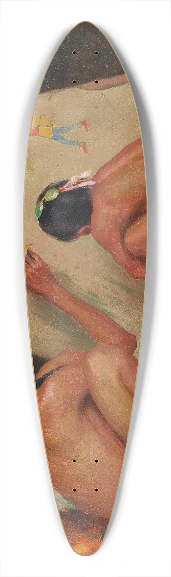 Eanger Irving Couse - Indian Painter 39.3 inch art pintail longboard deck