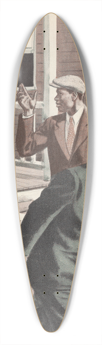 Earl Schenck Miers - Big Ben pl1 39.3 inch art pintail longboard deck