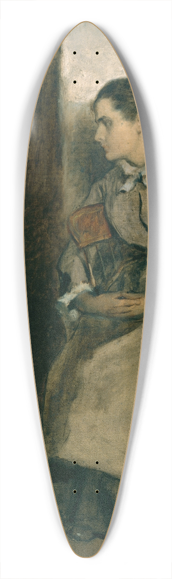 Eastman Johnson - Ruth 39.3 inch art pintail longboard deck
