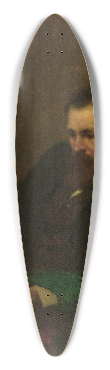 Eastman Johnson - Self-Portrait 39.3 inch art pintail longboard deck