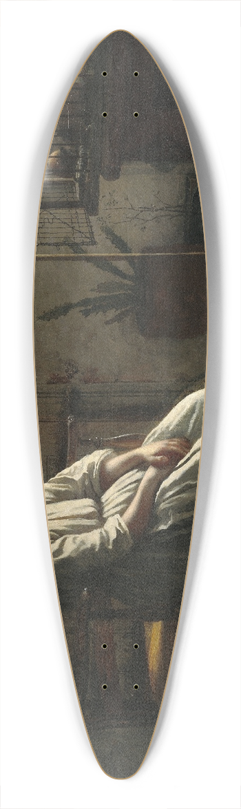 Eastman Johnson - The Pets 39.3 inch art pintail longboard deck