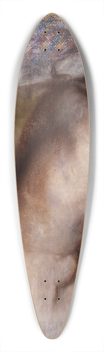 Edgar Degas - After the bath, woman drying herself 39.3 inch art pintail longboard deck