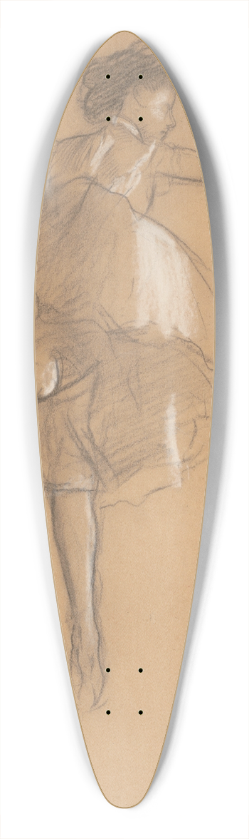 Edgar Degas - Dancer on pointe 39.3 inch art pintail longboard deck