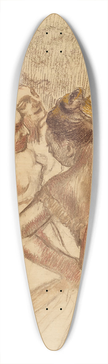 Edgar Degas - Danseuses 39.3 inch art pintail longboard deck