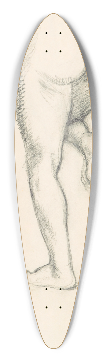 Edgar Degas - Figure Studies 14 39.3 inch art pintail longboard deck