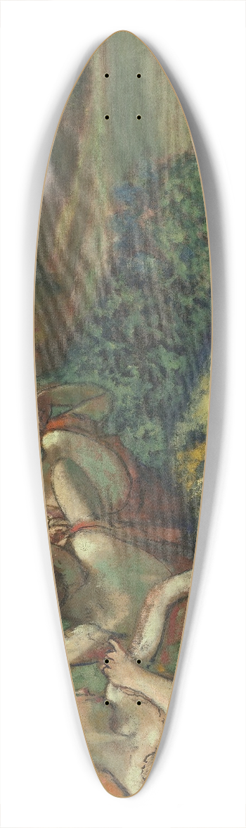 Edgar Degas - Four Dancers 39.3 inch art pintail longboard deck