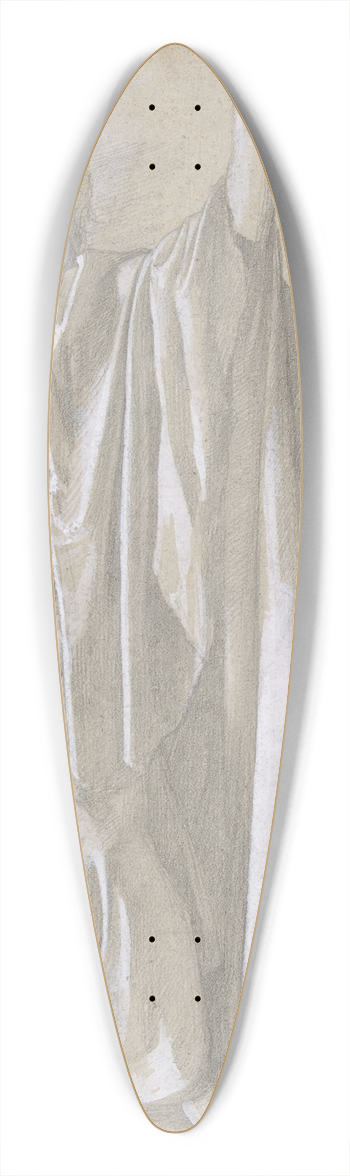 Edgar Degas - Study of a Draped Figure 39.3 inch art pintail longboard deck