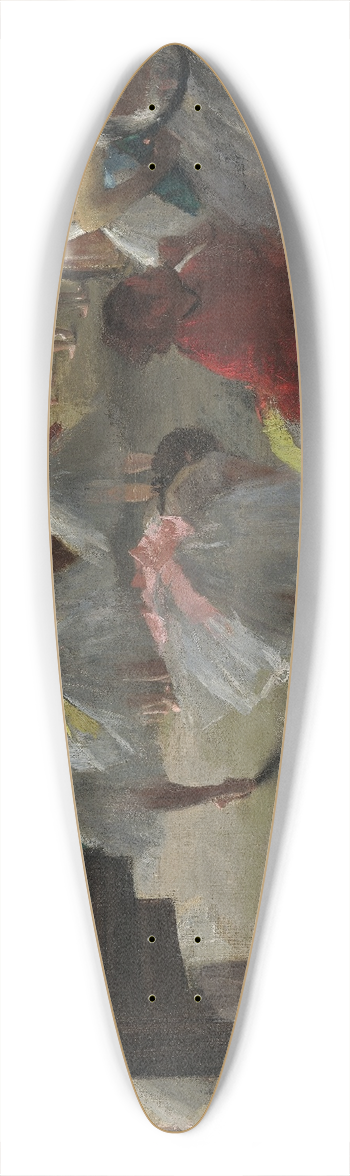 Edgar Degas - The Dance Class 39.3 inch art pintail longboard deck