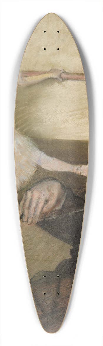 Edgar Degas - The Dance Lesson 39.3 inch art pintail longboard deck