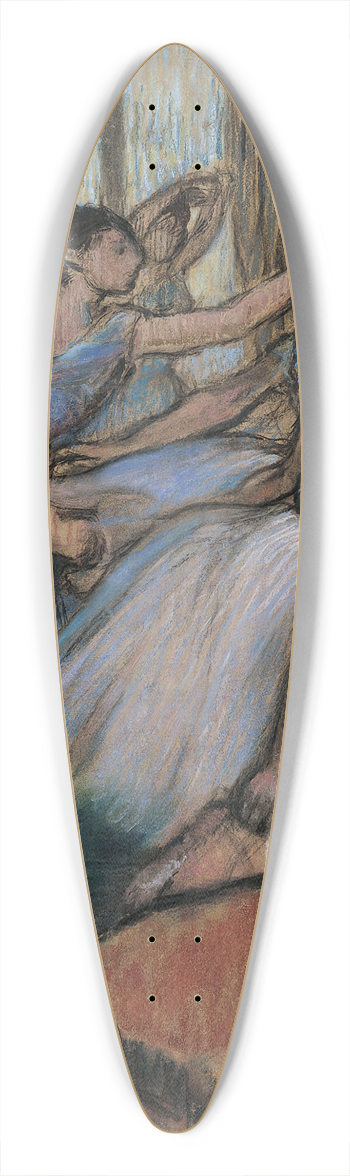 Edgar Degas - The Dancers 39.3 inch art pintail longboard deck
