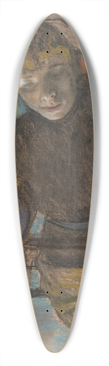 Edgar Degas - The Milliner 39.3 inch art pintail longboard deck