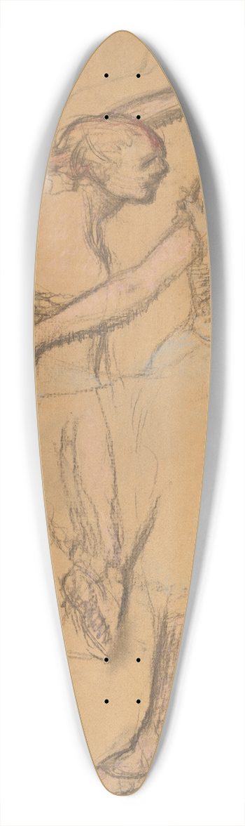 Edgar Degas - Trois danseuses 39.3 inch art pintail longboard deck