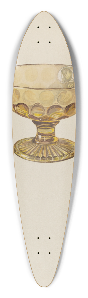 Edith Towner - Compote 39.3 inch art pintail longboard deck