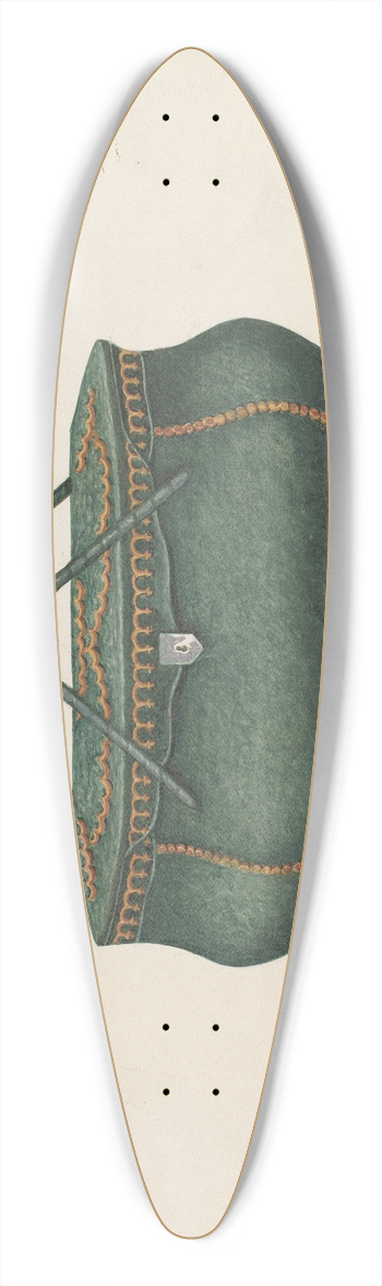 Edith Towner - Reticule 39.3 inch art pintail longboard deck
