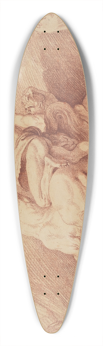 Edm Bouchardon - Hercules Subduing the Centaurs 39.3 inch art pintail longboard deck
