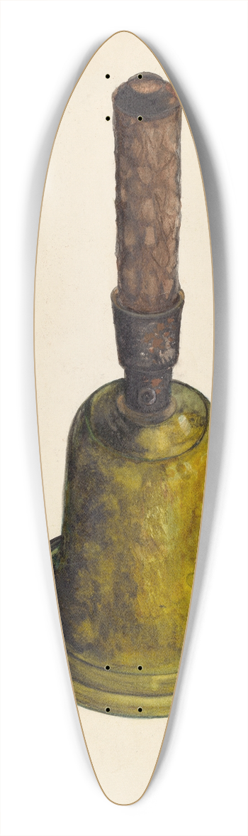 Edna C. Rex - Bell 39.3 inch art pintail longboard deck