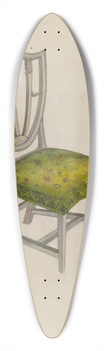Edna C. Rex - Chair 39.3 inch art pintail longboard deck
