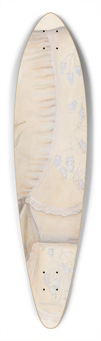 Edna C. Rex - Ladys Cap 39.3 inch art pintail longboard deck