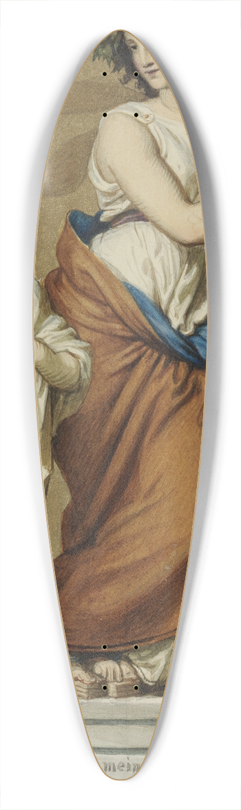 Eduard Julius Friedrich Bendemann - Thalia 39.3 inch art pintail longboard deck