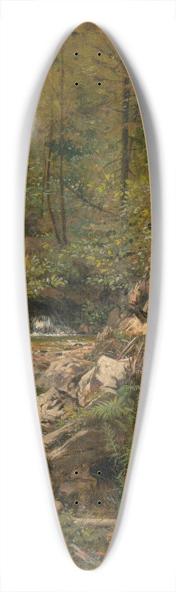 Eduard Majsch - Forest Stream 39.3 inch art pintail longboard deck