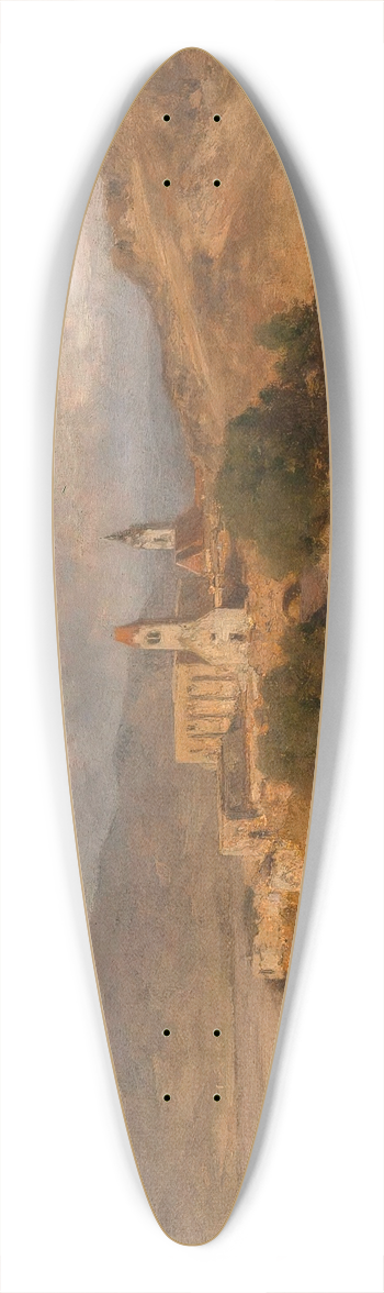 Eduard Peithner von Lichtenfels - Drnstein 39.3 inch art pintail longboard deck