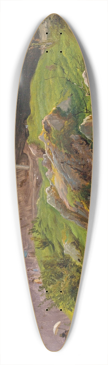 Eduard Ritter - The Painter 39.3 inch art pintail longboard deck