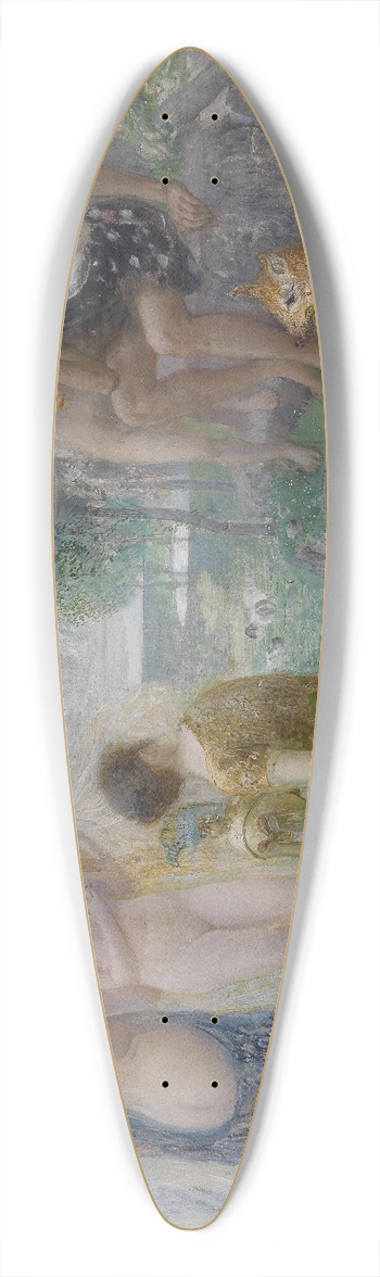 Eduard Veith - Urteil Des Paris 39.3 inch art pintail longboard deck