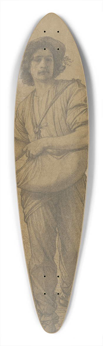 Eduard von Steinle - Sower (spring) 39.3 inch art pintail longboard deck