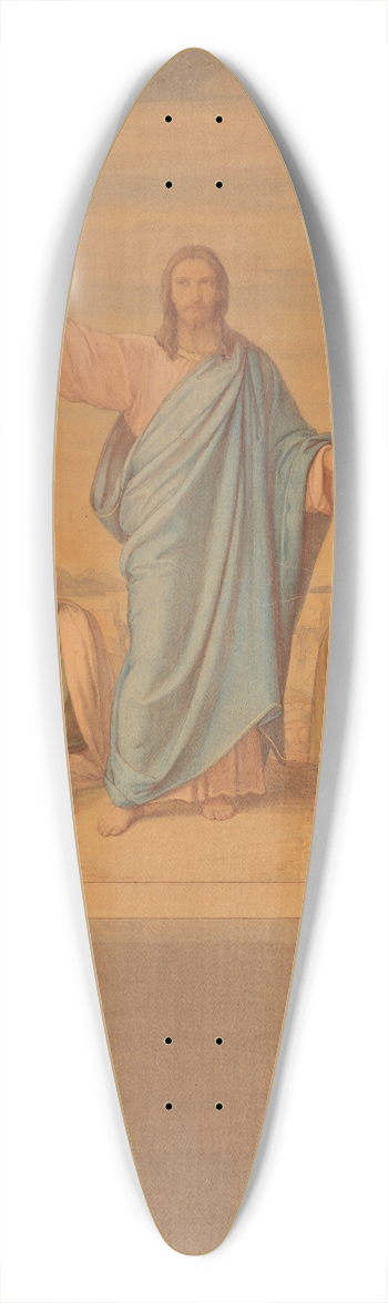 Eduard von Steinle - The Sermon on the Mount 39.3 inch art pintail longboard deck