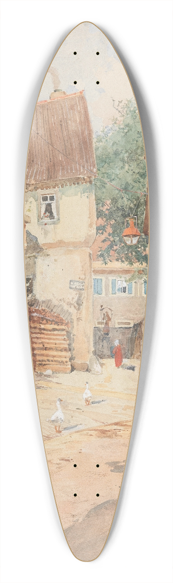 Eduard Zetsche - Dettelbach 39.3 inch art pintail longboard deck