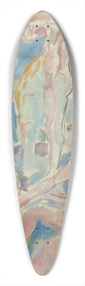 Edvard Munch - Men Turned towards the Sun 39.3 inch art pintail longboard deck