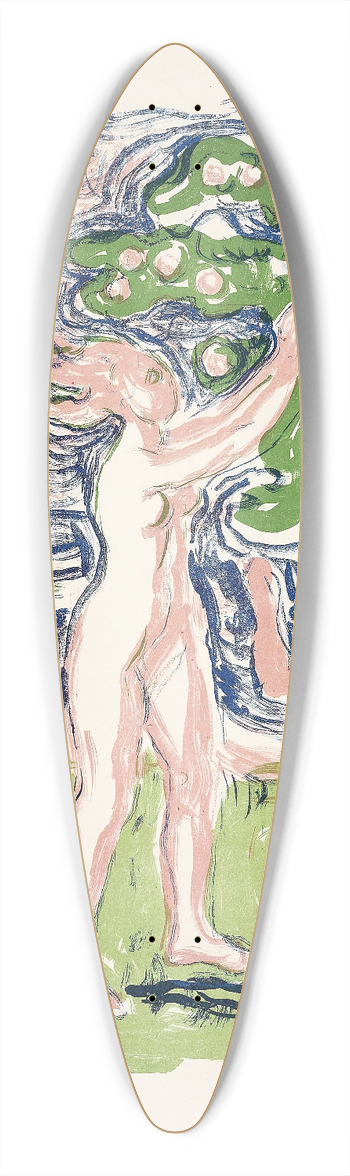Edvard Munch - Neutralia 39.3 inch art pintail longboard deck