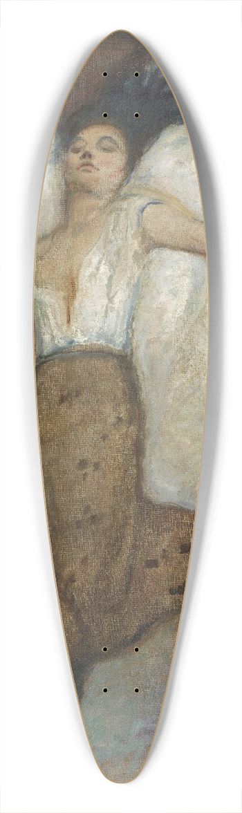 Edvard Munch - The Day After 39.3 inch art pintail longboard deck