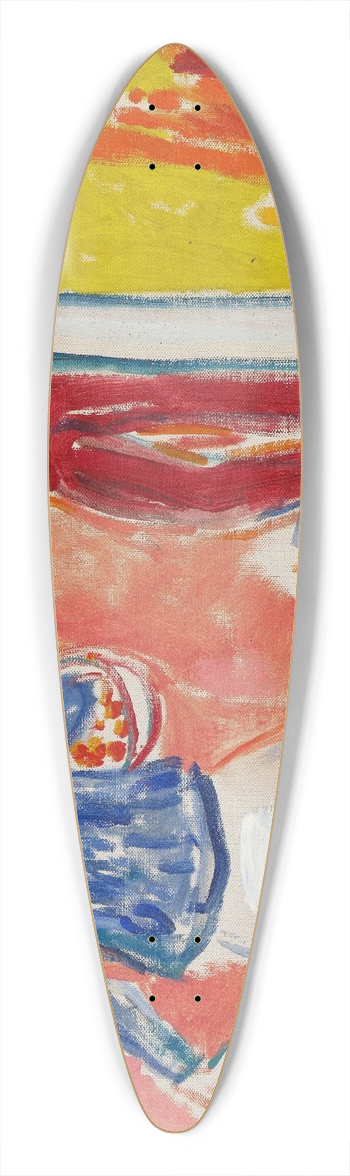 Edvard Munch - Two Women by the Veranda Steps 39.3 inch art pintail longboard deck