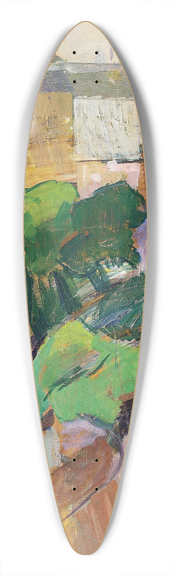 Edvard Weie - Fra Classensgade, regnvejr 39.3 inch art pintail longboard deck