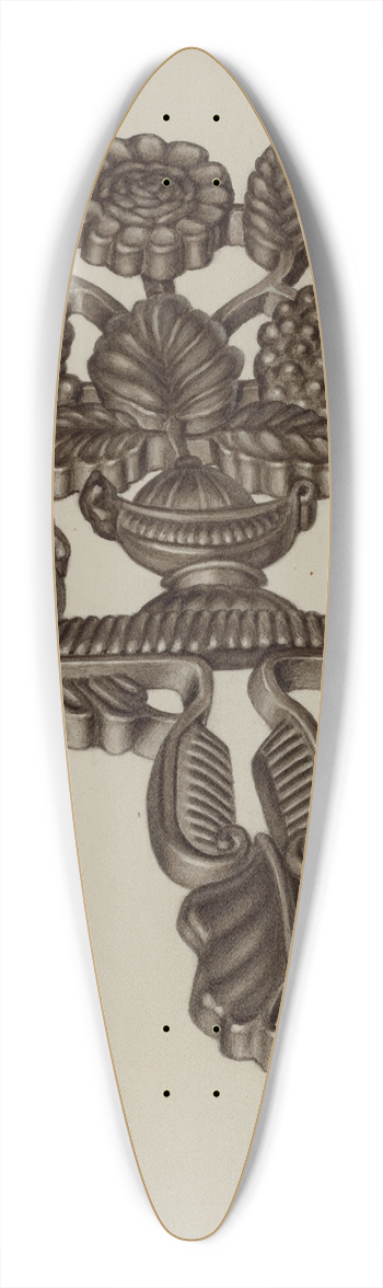 Edward Bashaw - Trivet 39.3 inch art pintail longboard deck