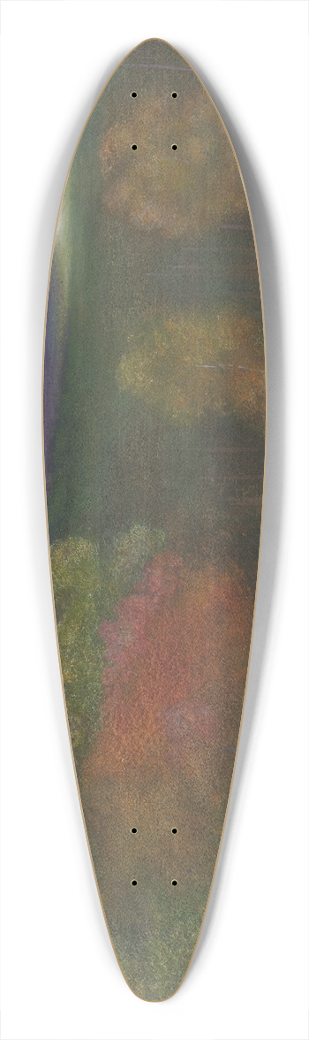 Edward Clifford - Castle Grant 39.3 inch art pintail longboard deck