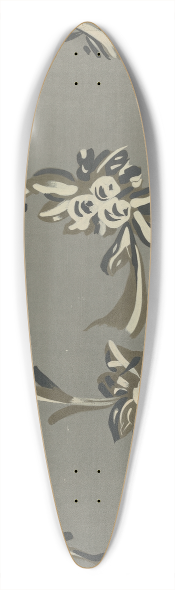 Edward DiGennero - Free Hand Decorated Wall 39.3 inch art pintail longboard deck