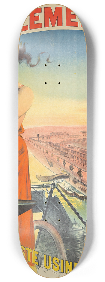 Jean de Paleologue - Clment-Cycles-Motocycles. 8.25 inch art skate deck