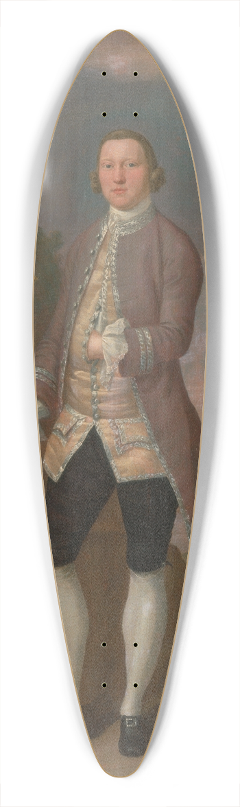 Edward Haytley - Thomas Newenham 39.3 inch art pintail longboard deck