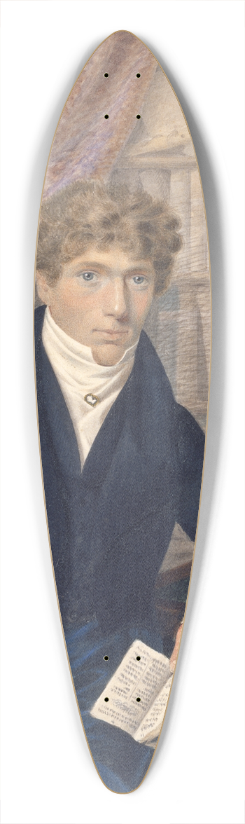 Edward Heaton - Rev. George Heaton, M.A. 39.3 inch art pintail longboard deck