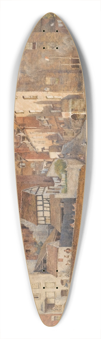 Edward John Poynter - By Severnside, Bridgnorth 39.3 inch art pintail longboard deck
